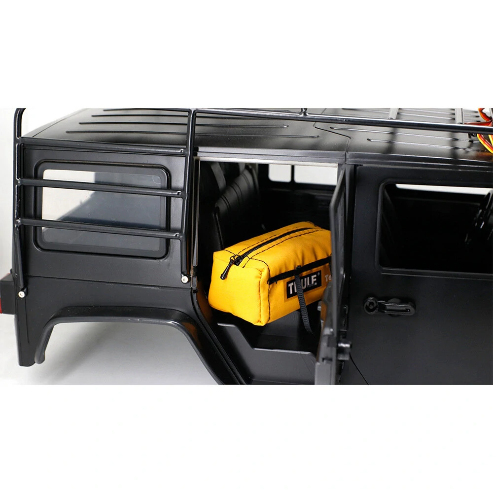 Simulation Roof Storage Luggage Bag Decoration Pouch for RC Crawler Car SCX10 TRX4 RC4WD D90 1/8 1/10 Vehicles Models Parts — view 2