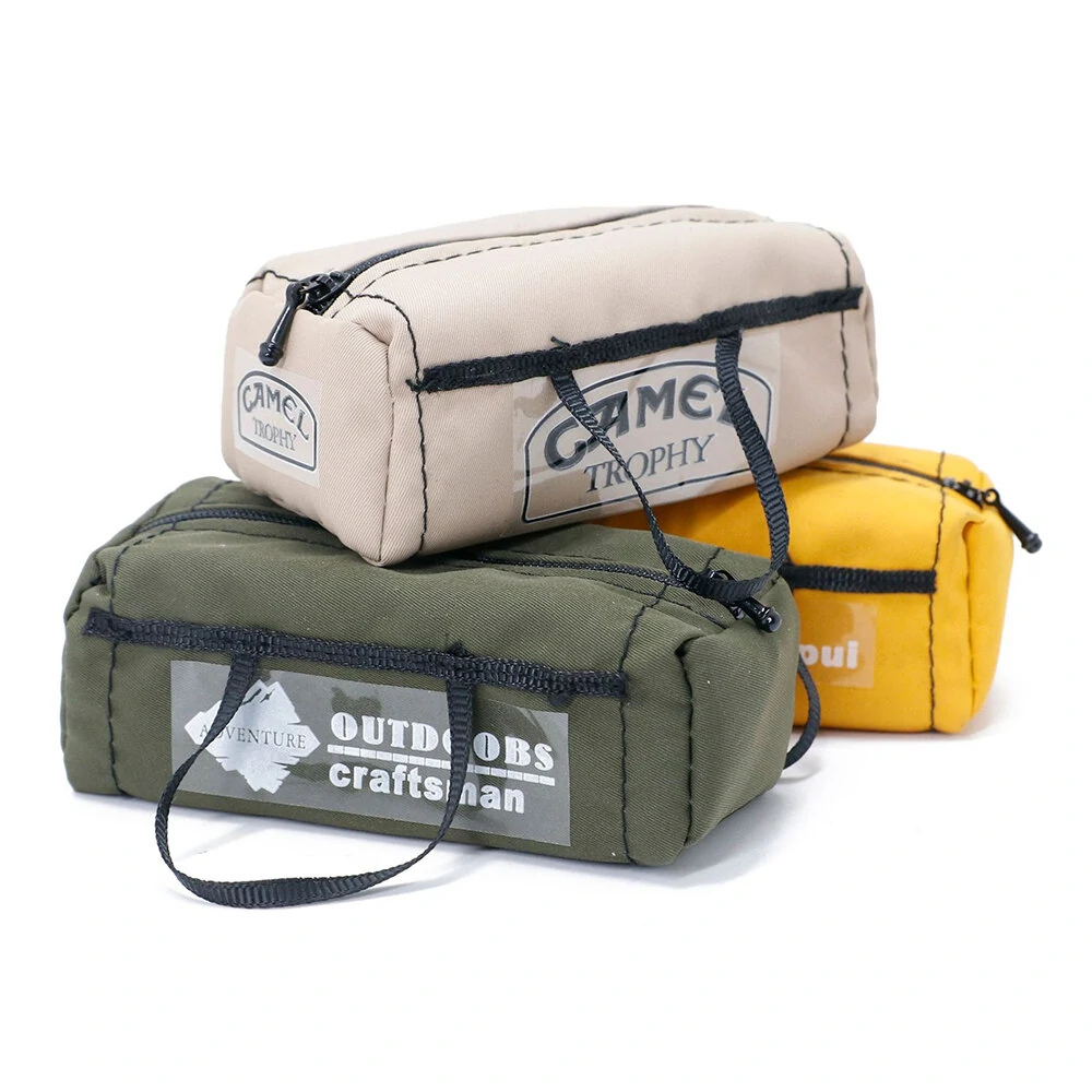 Simulation Roof Storage Luggage Bag Decoration Pouch for RC Crawler Car SCX10 TRX4 RC4WD D90 1/8 1/10 Vehicles Models Parts — view 3