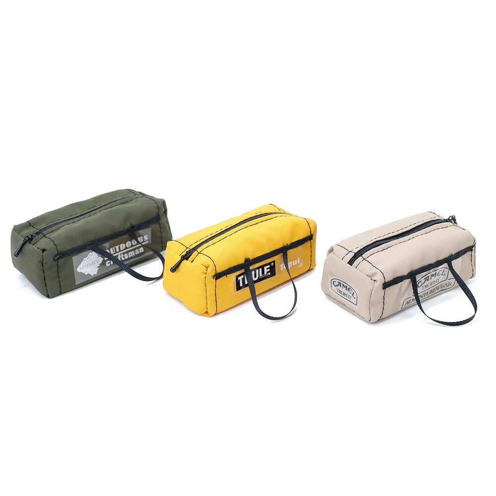 Simulation Roof Storage Luggage Bag Decoration Pouch for RC Crawler Car SCX10 TRX4 RC4WD D90 1/8 1/10 Vehicles Models Parts — view 4