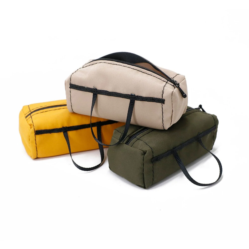 Simulation Roof Storage Luggage Bag Decoration Pouch for RC Crawler Car SCX10 TRX4 RC4WD D90 1/8 1/10 Vehicles Models Parts — view 5