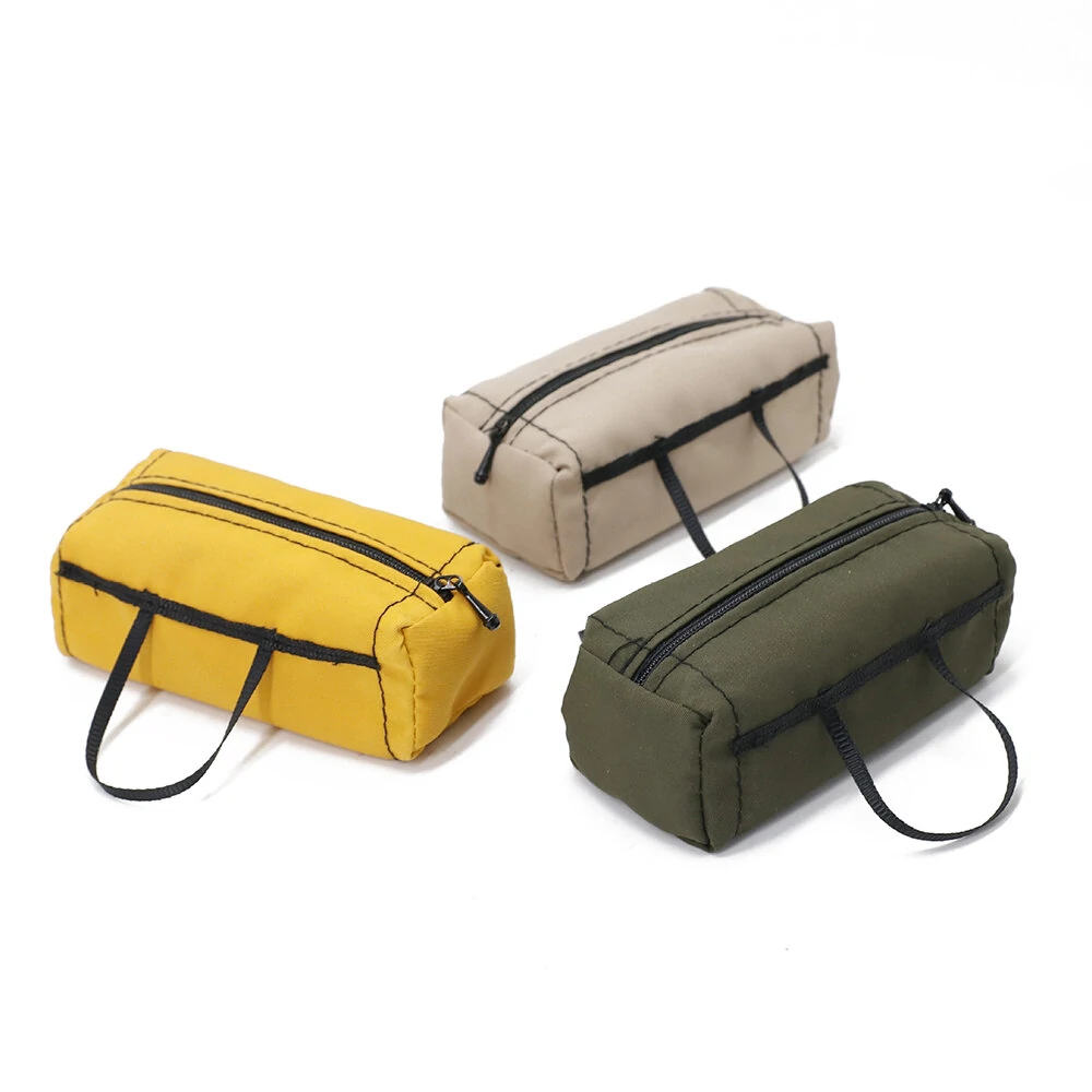 Simulation Roof Storage Luggage Bag Decoration Pouch for RC Crawler Car SCX10 TRX4 RC4WD D90 1/8 1/10 Vehicles Models Parts — view 6