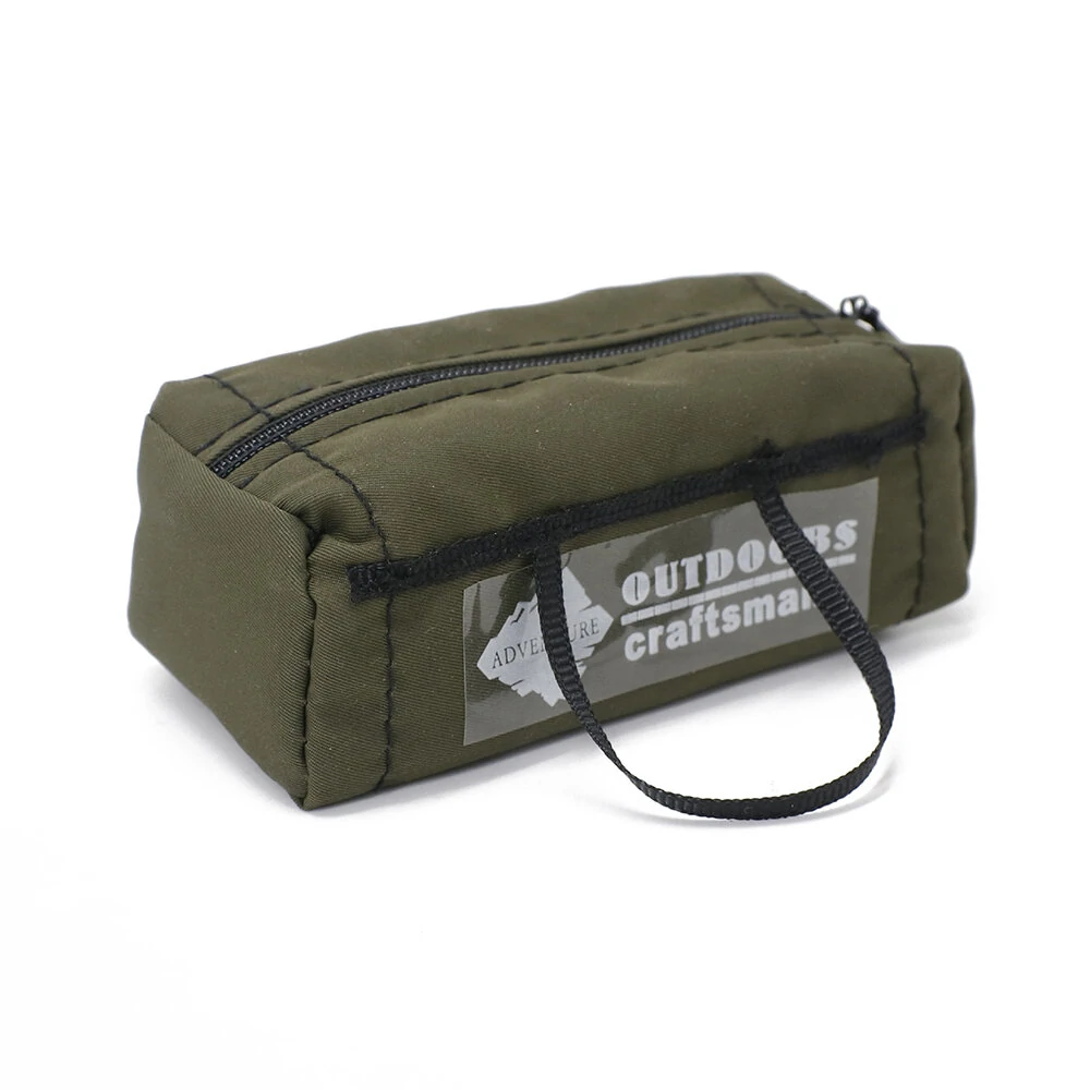 Simulation Roof Storage Luggage Bag Decoration Pouch for RC Crawler Car SCX10 TRX4 RC4WD D90 1/8 1/10 Vehicles Models Parts — view 8