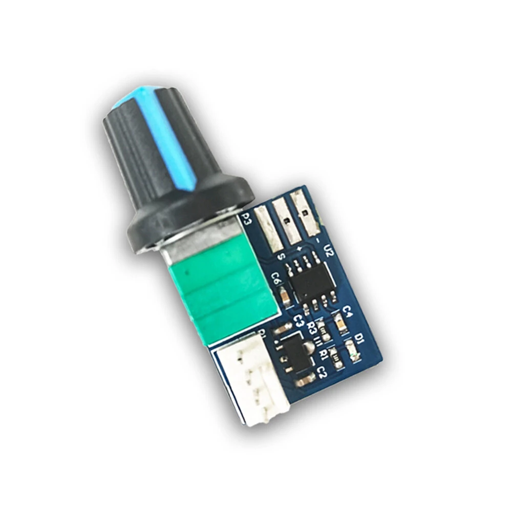 Single PWM Fan Speed Controller DC 12V Mute 4 Pin Computer Temperature Control Switch Cooler Fan — view 5