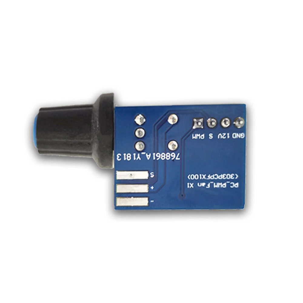 Single PWM Fan Speed Controller DC 12V Mute 4 Pin Computer Temperature Control Switch Cooler Fan — view 6