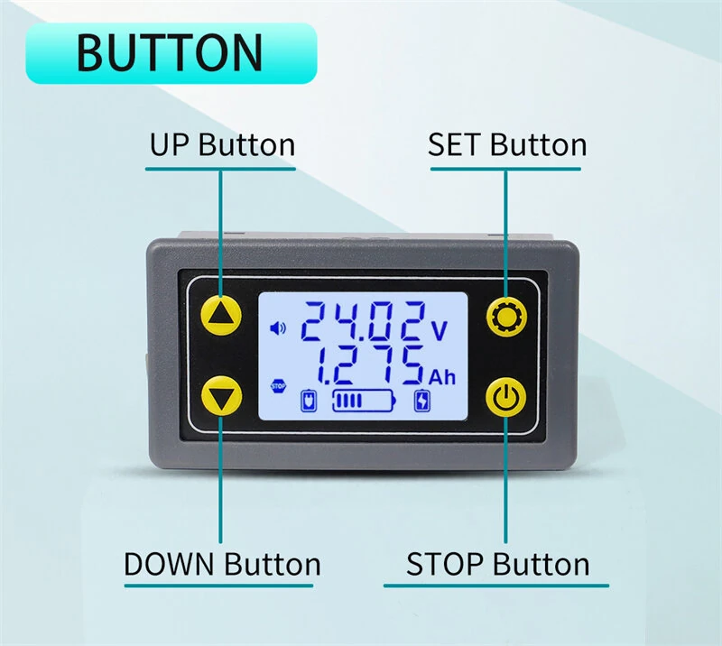 Sinilink Coulombmeter Battery Charge Discharge Module BT11L/BT13L/BT11 10V-110V 10A Lithium Battery Management High Accuracy Voltage Current Monitoring Stable Operation — view 5