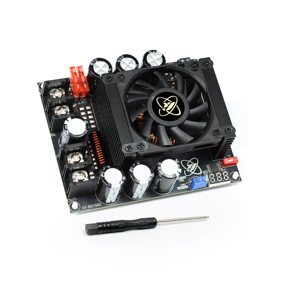 Sinilink XY-BS750 Adjustable Boost Module Voltage Converter 8-32V Reverse Polarity Over Current Temperature Protection Dedicated Power Supply for Audio Amplifiers with Display — image 1
