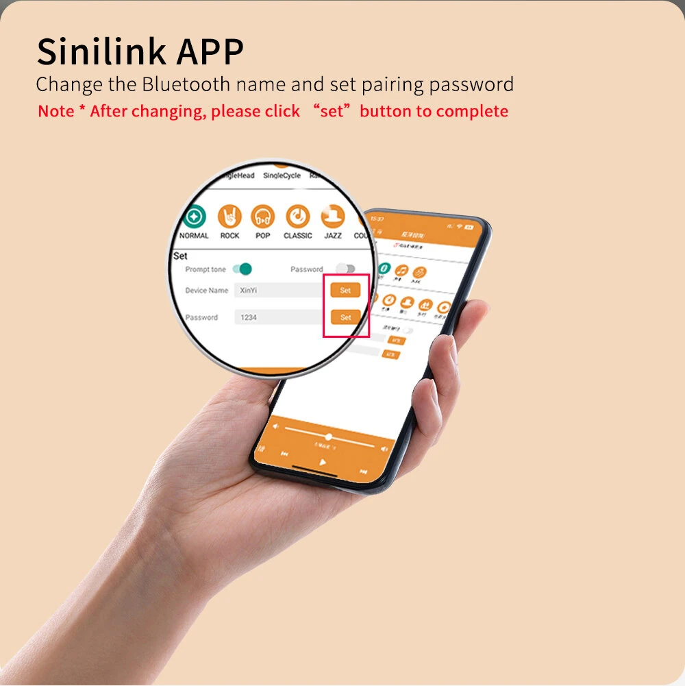 Sinilink XY-D100H 100W*2 HiFi bluetooth Amplifier Board TPA3116*2 Module Digital Audio Amp with Volume Spectrum Music Rhythm Light — view 6