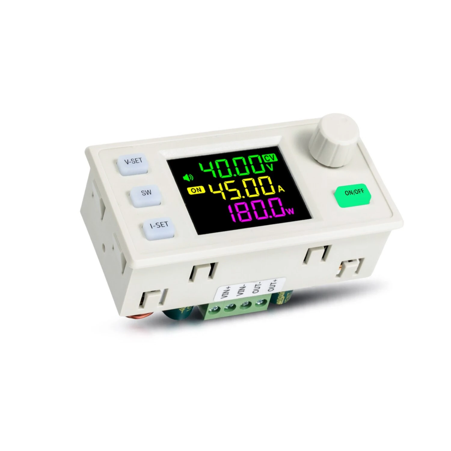Sinilink XY-SK180X DC Buck Boost Power Supply Module 40V 180W High-Precision Smart Solar Charging MPPT with 1.8 Inch LCD Display