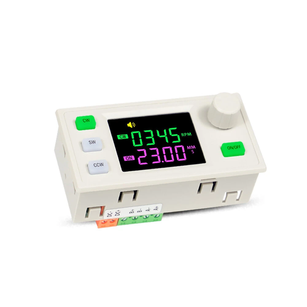 Sinilink XY-SMD6 Stepper Motor Driver Single Axis Control DC 10-30V 6.6A TTL Serial MODBUS High Precision Microstepping for 42 57 Motors Forward and Reverse Control Driver Angle Pulse Speed PLC Serial Communication