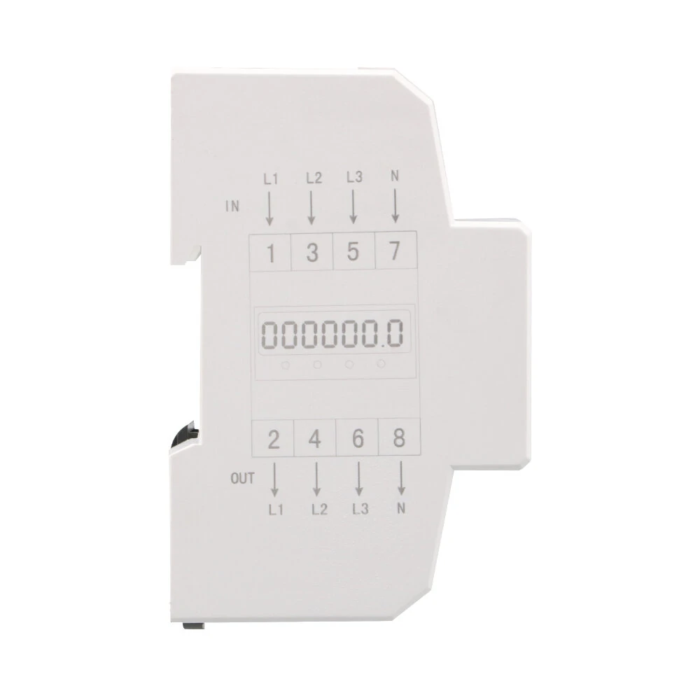 SINOTIMER DTS6619 New Model 100A LCD Digital Display with Backlight Power Meter in Energy Meters Smart Electric Meter 3 Phase Kwh Meter — view 6