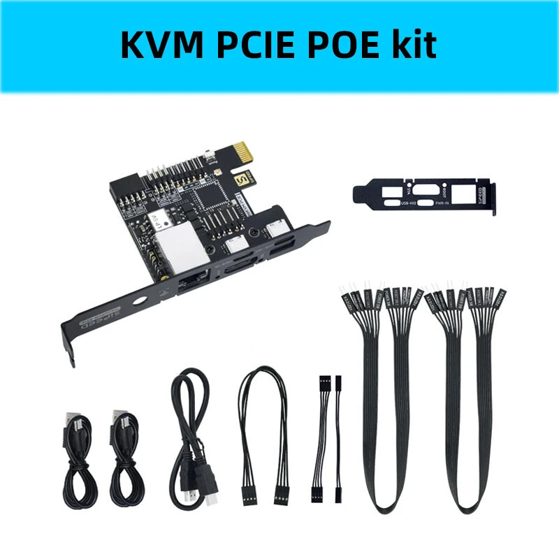 Sipeed NanoKVM PCIe SG2002 Remote Server Control 1080P 60fps RISC-V Core Silent Fanless Ethernet WiFi Module — view 4