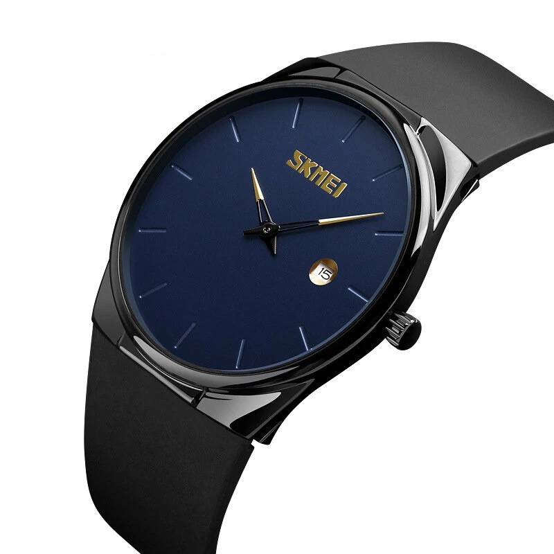 SKMEI Men's Quartz Watch Waterproof Small Dial Date Calendar Simple Fashion Sports Watch for Men Women — view 2