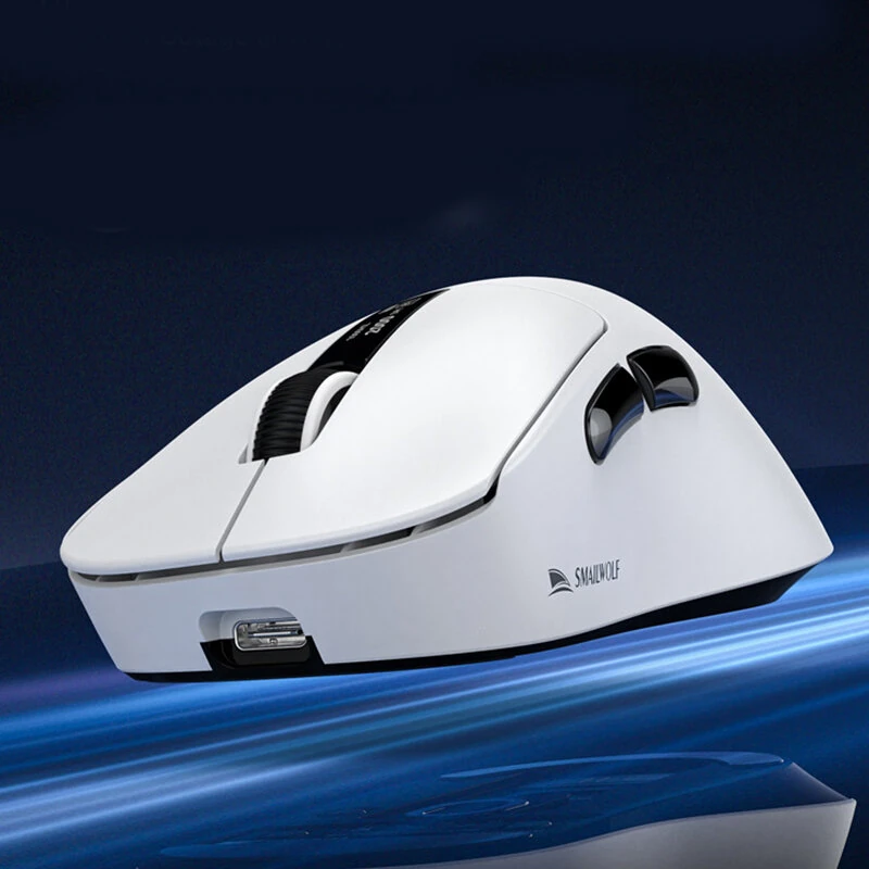 Smailwolf M6 Wireless bluetooth Mouse Tri-mode Gaming PAW3311 Sensor Mice 57g Lightweight Digital Display 1KHz Return Rate Magnetic Charging for Computer Laptop Gamer Mice with RGB Charging Dock — view 9