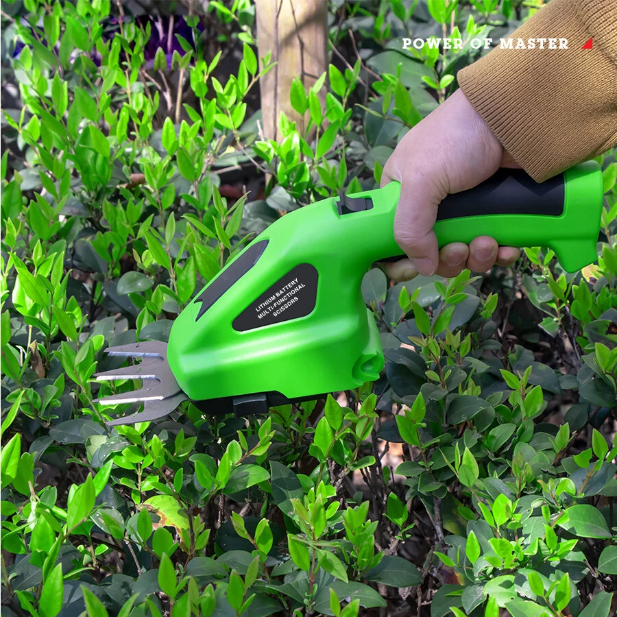 Small Convenient Electric Trimmer Pruning Shears Garden Lawn Hedge Rechargeable Cordless Fence Scissors Weeder Weeding Mower — view 3