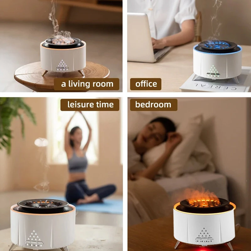 Smart Aroma Humidifier Aromatherapy Machine Bluetooth Music Automatic Sprayer Humidifier Diffuser Ultrasonic Essential Oil Home Aromatherapy Machine — view 7