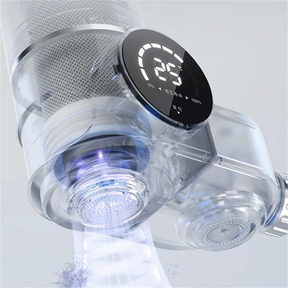 Smart Digital Display Temperature Control Faucet Water Purifier 304 Stainless Steel 8-Layer Filtration with Filter Element Suitable for Balcony Kitchen and Bathroom Multiple Scenes — view 3
