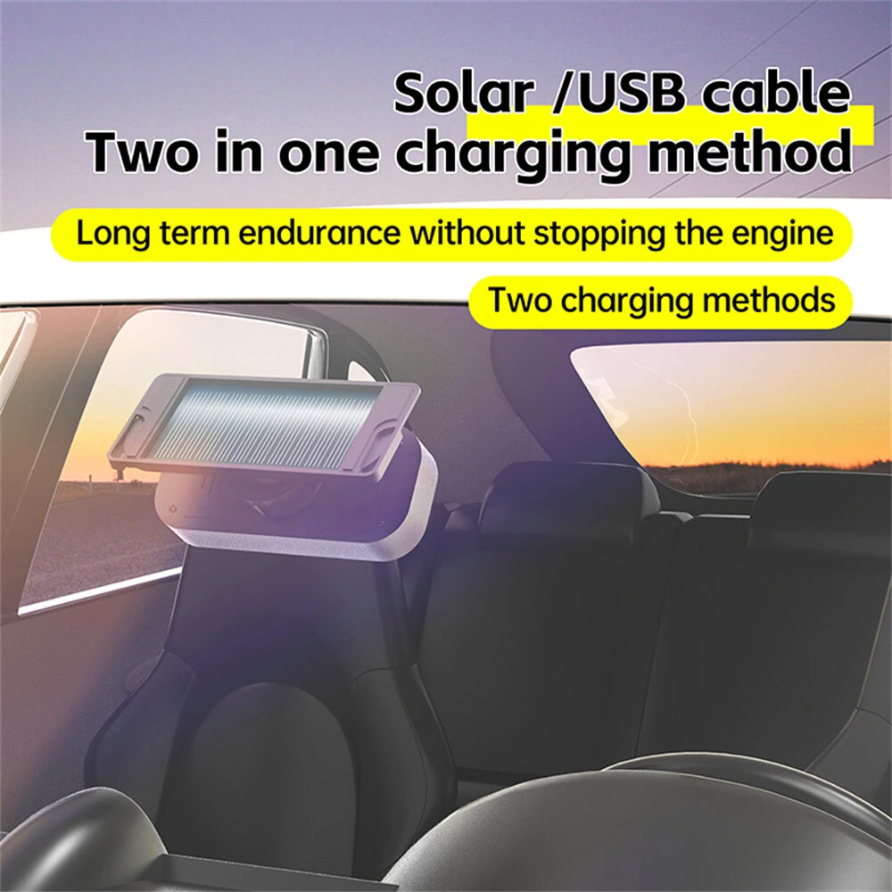 Smart TPMS Car Tire Pressure Alarm Monitor System 4 External Sensors Display Solar Intelligent Tyre Pressure Temperature Warning — view 3