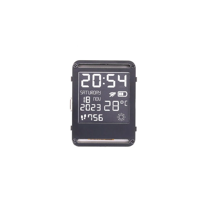 Smart Watch ESP32 Open Source E-Watch WiFi bluetooth Programmable Watch E-Paper with Open Source Hardware and Software — view 3