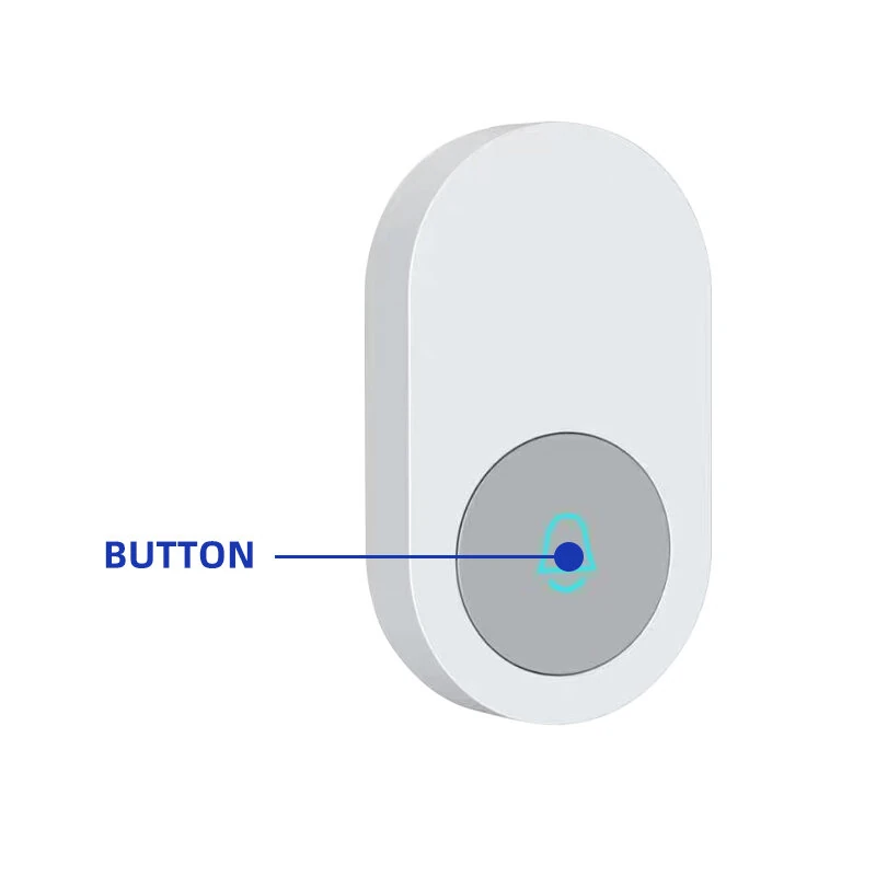 Smart Wireless Doorbell 200-300m Long-Distance 4 Levels Volume Adjustable 38 Ringtones 7 Colors Lighting Ultra-Long battery Waterproof Plug&Play Music Doorbell — view 7