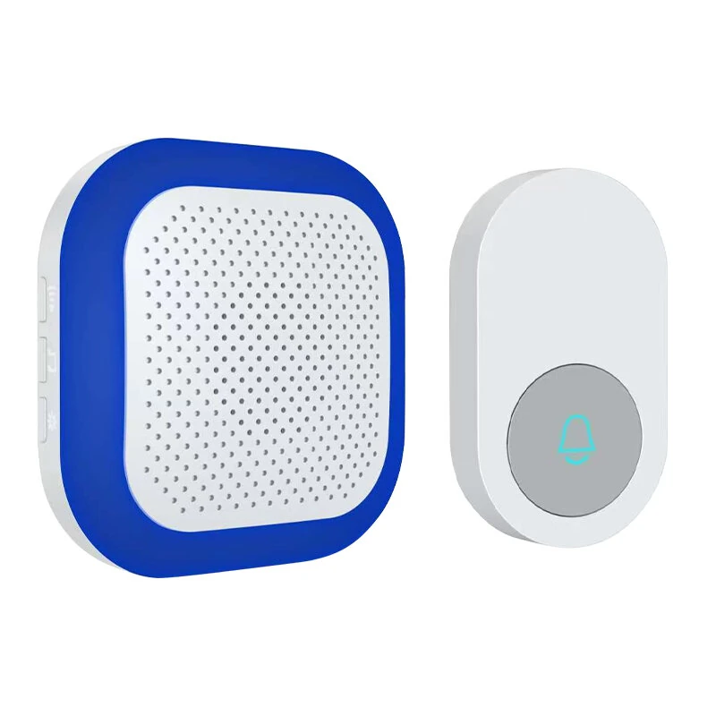 Smart Wireless Doorbell 200-300m Long-Distance 4 Levels Volume Adjustable 38 Ringtones 7 Colors Lighting Ultra-Long battery Waterproof Plug&Play Music Doorbell — view 9
