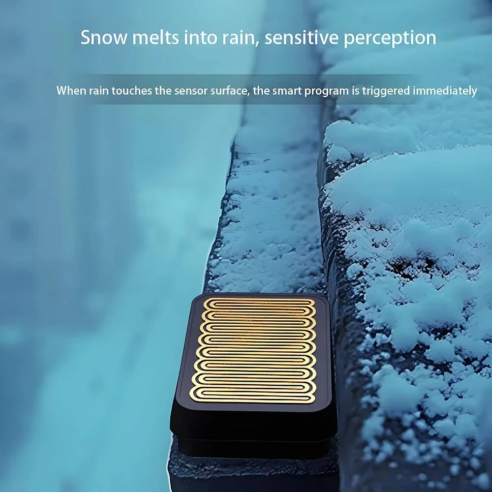 Smart Zigbe Rain Sensor Water Leak Sensor APP Remote Wireless Alarm Outdoor Rain Detection Weather for EWelink APP — view 4