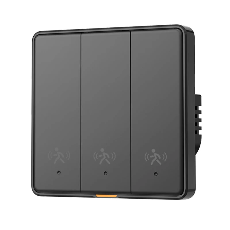 Smatrul Tuya WiFi Smart 10G Human Radar Motion Sensor Switch Wall Light Switch 2-in-1 Neutral & No Neutral Wire APP Remote Voice Timer Alarm Control for Smart Life APP — image 1