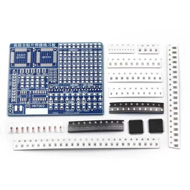SMD Full Chip Soldered Practice Board Electronic Components SMT DIY Production Kit — view 2