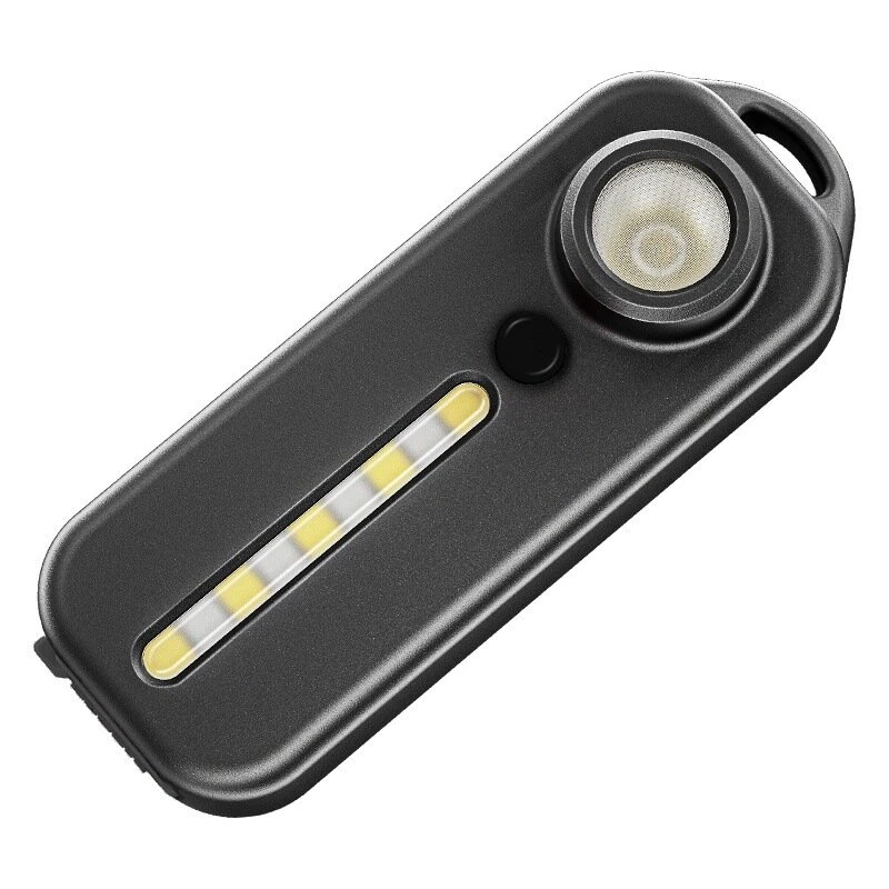 Smiling Shark JD-006 Rechargeable Shoulder Light COB Floodlight with Back Clip Type-C Charging Waterproof 5 Lighting Modes Security Patrol Emergency Flashlight — Smiling Shark