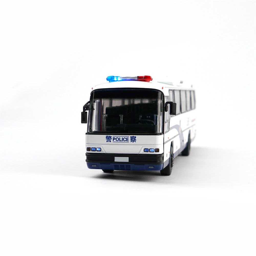 SNICLO XCARTOYS Y30-05 RTR 1/64 2.4G RWD RC Car Alloy Police Bus LED Light Full Proportional Control North BFC6120 High-Grade Luxury Touristry Remote Control Vehicles Models Toys — view 10