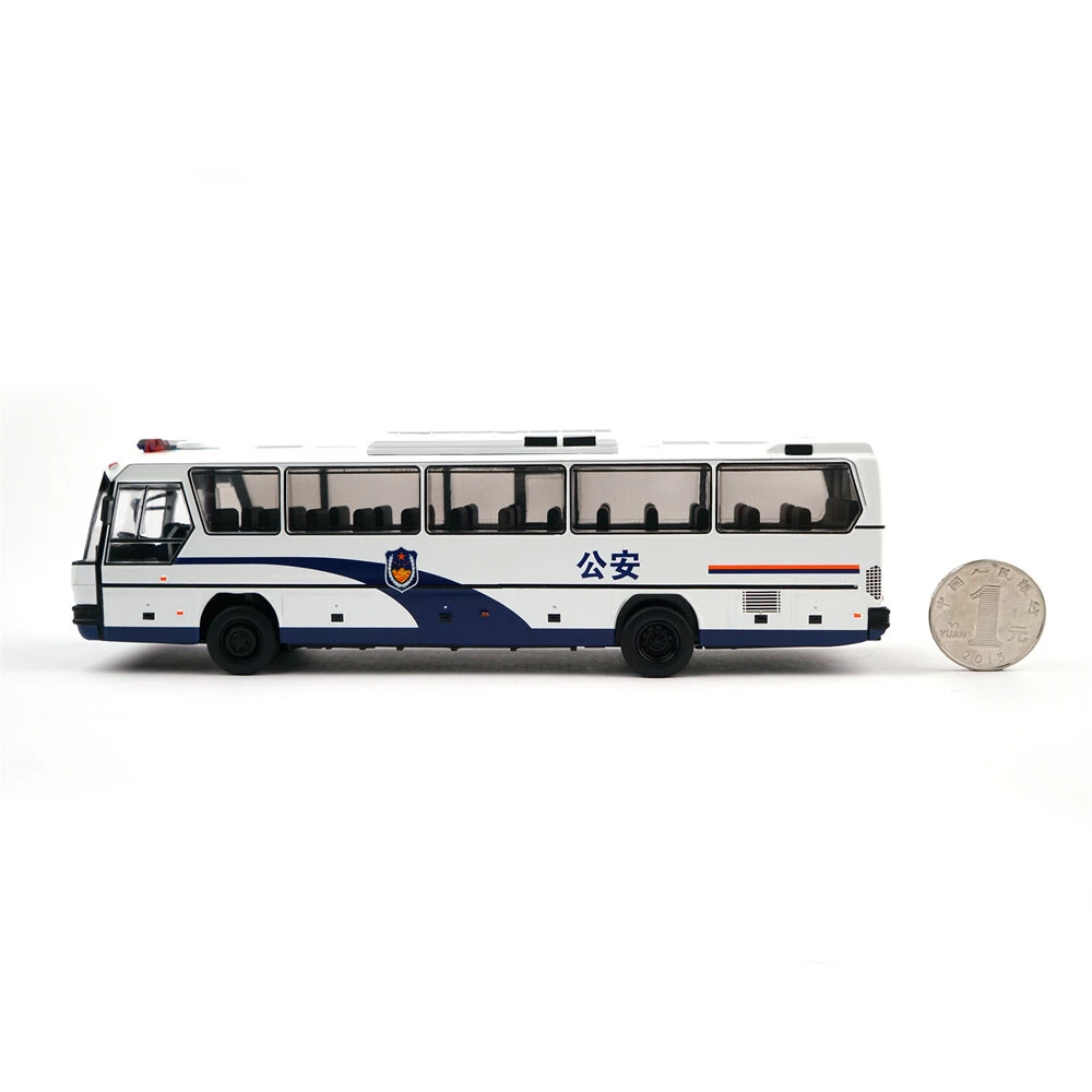 SNICLO XCARTOYS Y30-05 RTR 1/64 2.4G RWD RC Car Alloy Police Bus LED Light Full Proportional Control North BFC6120 High-Grade Luxury Touristry Remote Control Vehicles Models Toys — view 8