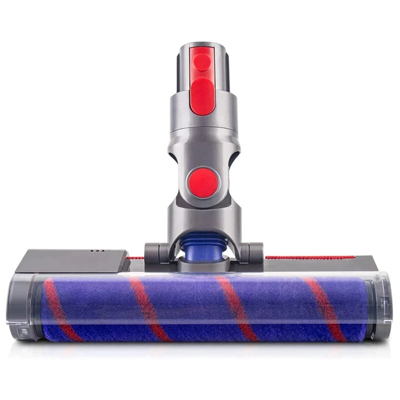 Soft Roller Brush Head forDyson V7 V8 V10 V11 Vacuum Cleaners with Green Lasering Lights High-Density Velvet Attachment — image 1