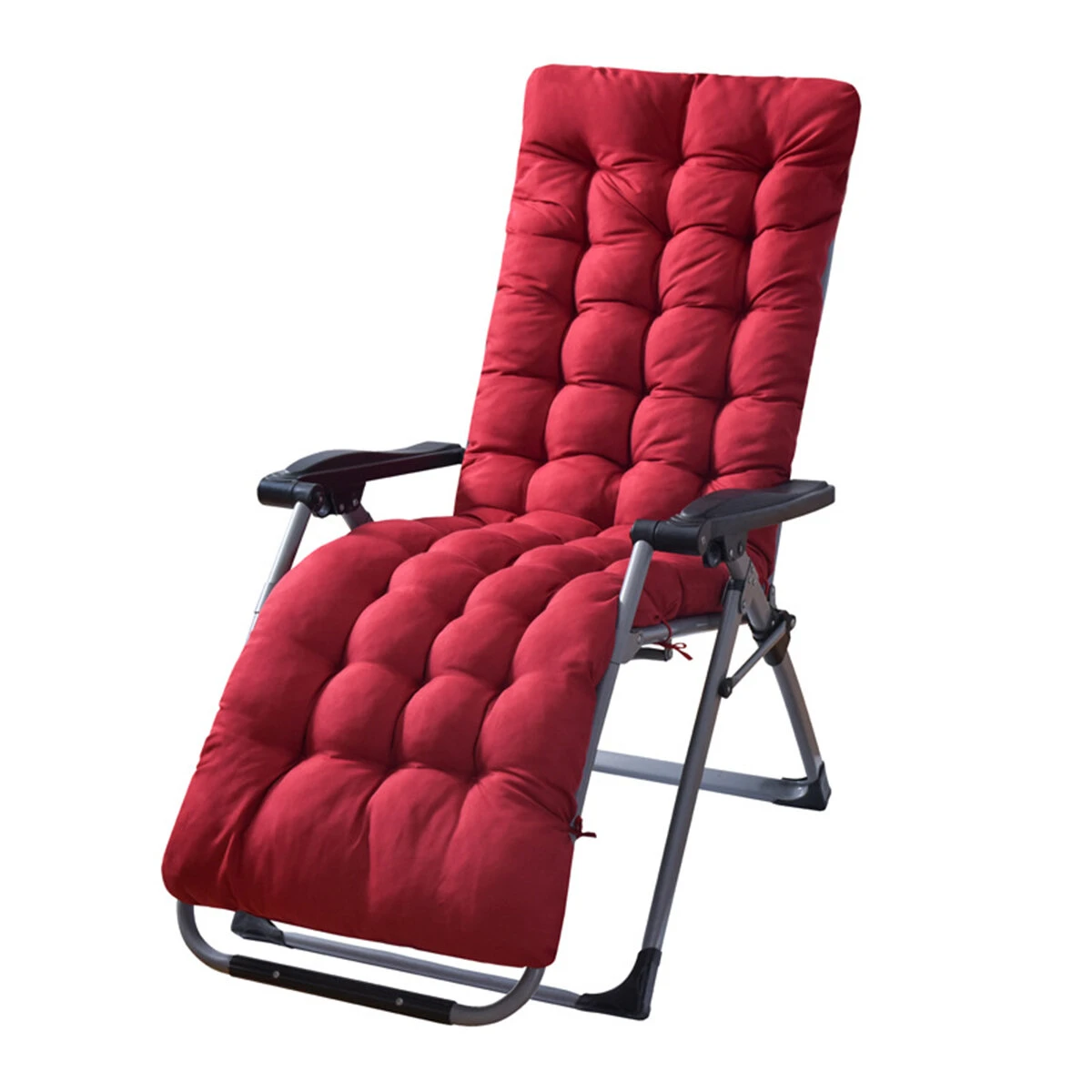 Softer Rocking Chair Cushion Fabric High Back Wicker Pad for Indoor/Outdoor — image 1