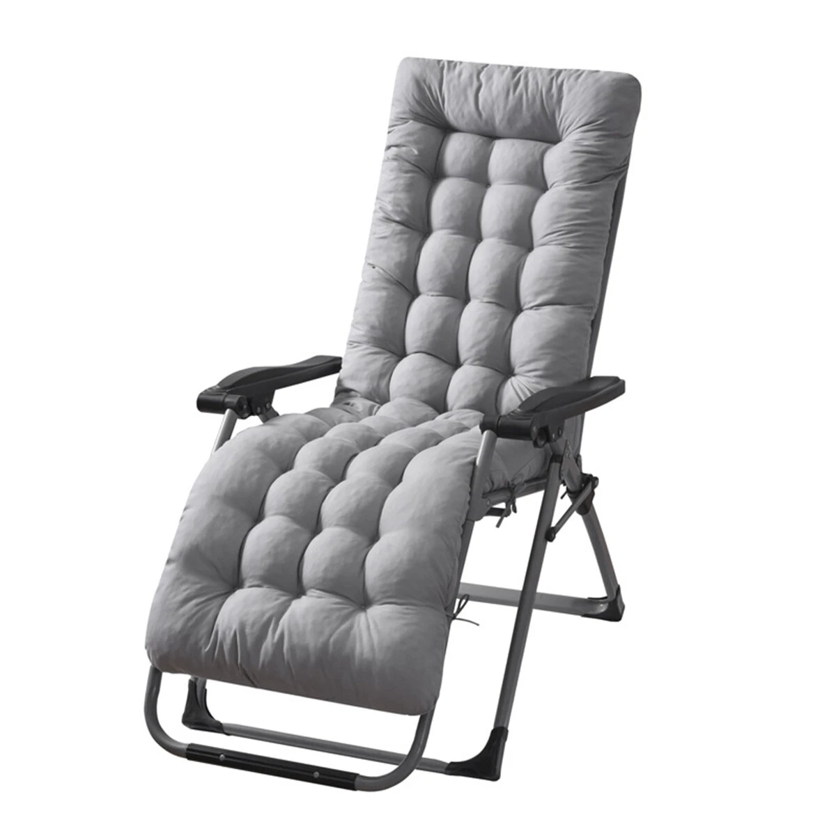 Softer Rocking Chair Cushion Fabric High Back Wicker Pad for Indoor/Outdoor — view 2