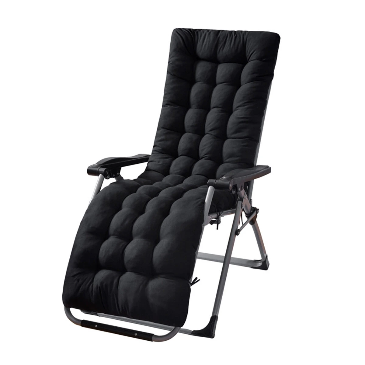 Softer Rocking Chair Cushion Fabric High Back Wicker Pad for Indoor/Outdoor — view 3