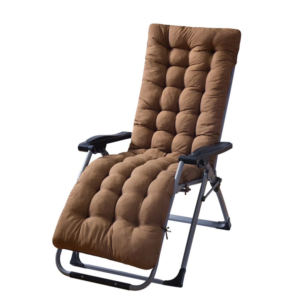 Softer Rocking Chair Cushion Fabric High Back Wicker Pad for Indoor/Outdoor — view 4