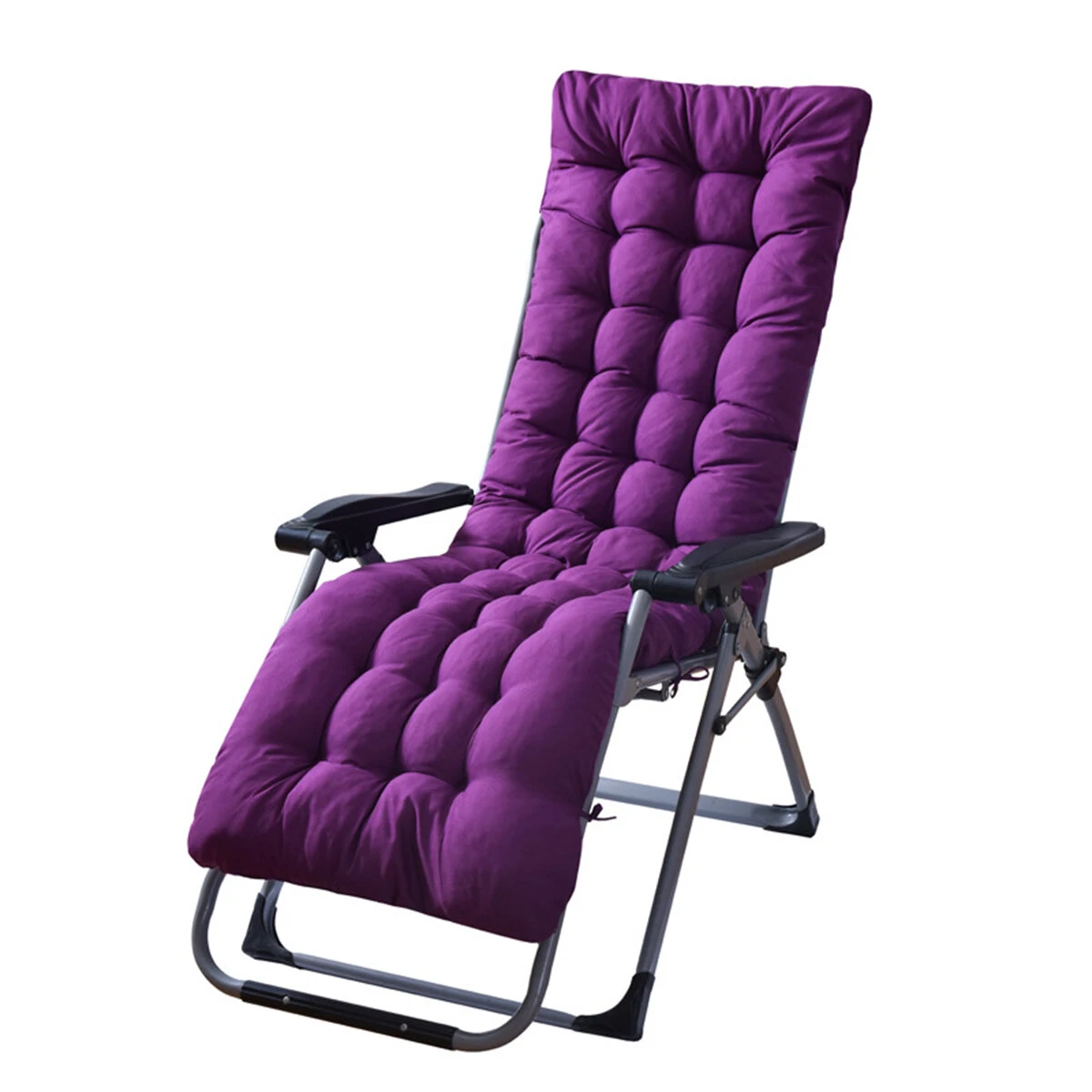 Softer Rocking Chair Cushion Fabric High Back Wicker Pad for Indoor/Outdoor — view 5