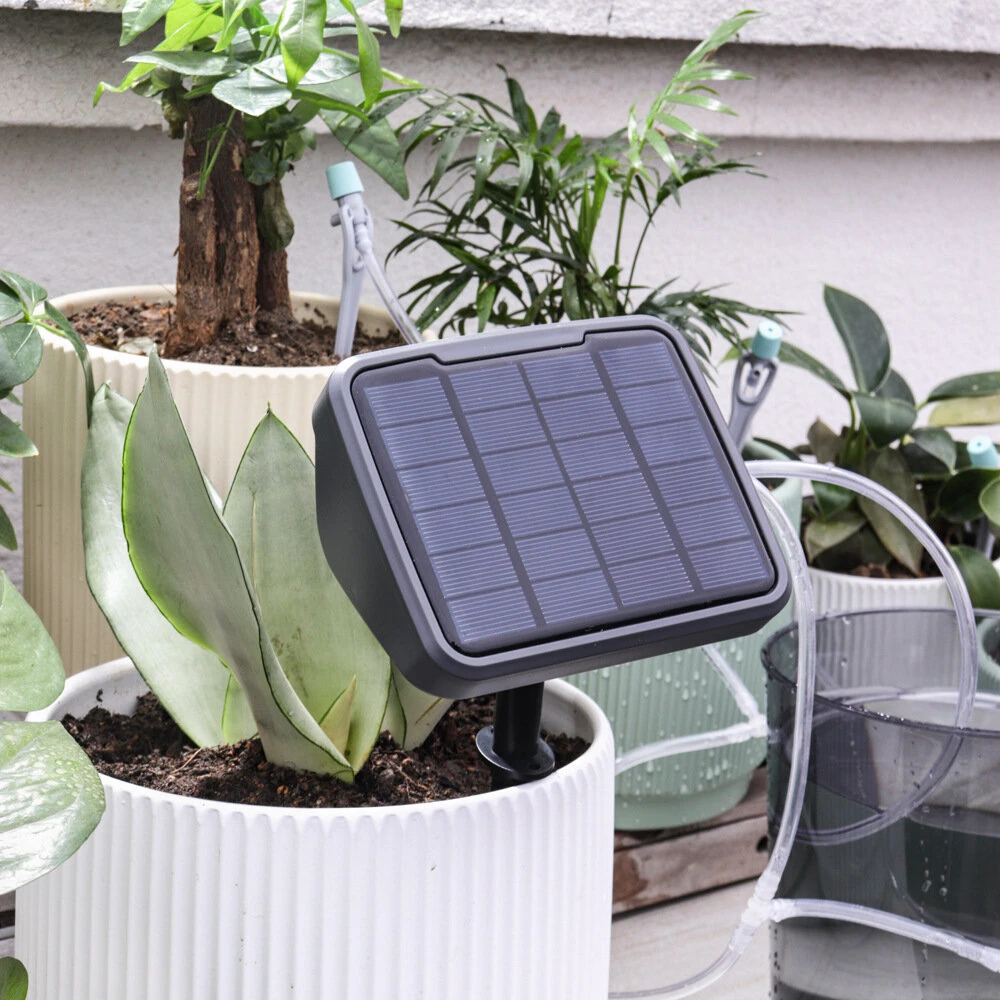Solar Automatic Flower Watering Device Intelligent Flower Sprinkler Timing Watering Device Potted Plant Drip Irrigation System Drip Self-watering Equipment — view 5
