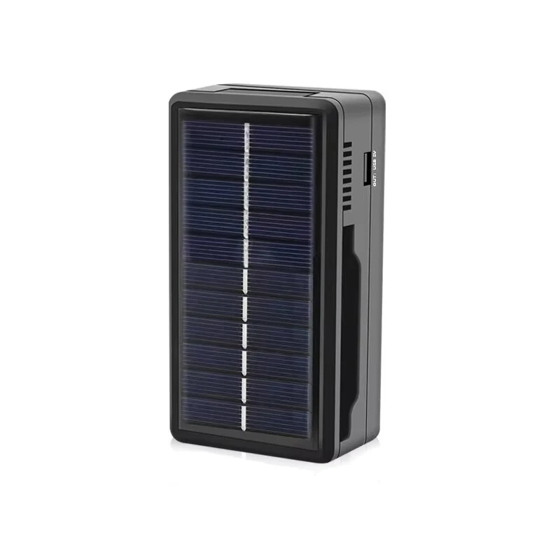 Solar Charger Type-C Multi Functional Portable Lithium Battery Holder Compatible with 18650/26650/21700 Rechargeable Battery Power Bank Case — image 1