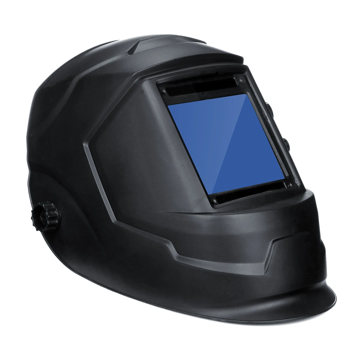 Solar Energy Automatic Dimming Welding Mask Auto Darkening Welding Helmet Big View Area 4 Sensors External Adjustment Arc Tig Mig DIN5-DIN13 — view 4