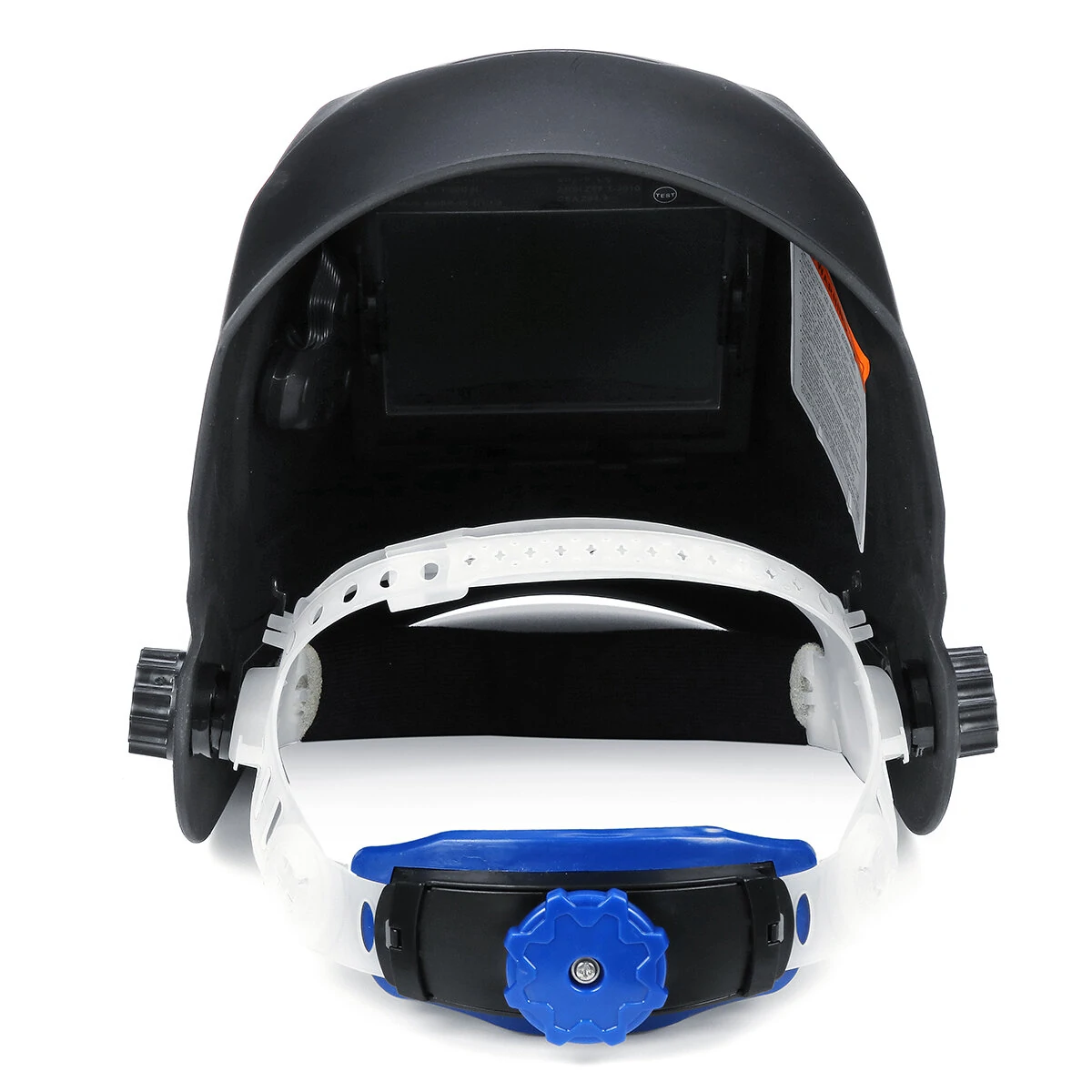 Solar Energy Automatic Dimming Welding Mask Auto Darkening Welding Helmet Big View Area 4 Sensors External Adjustment Arc Tig Mig DIN5-DIN13 — view 6