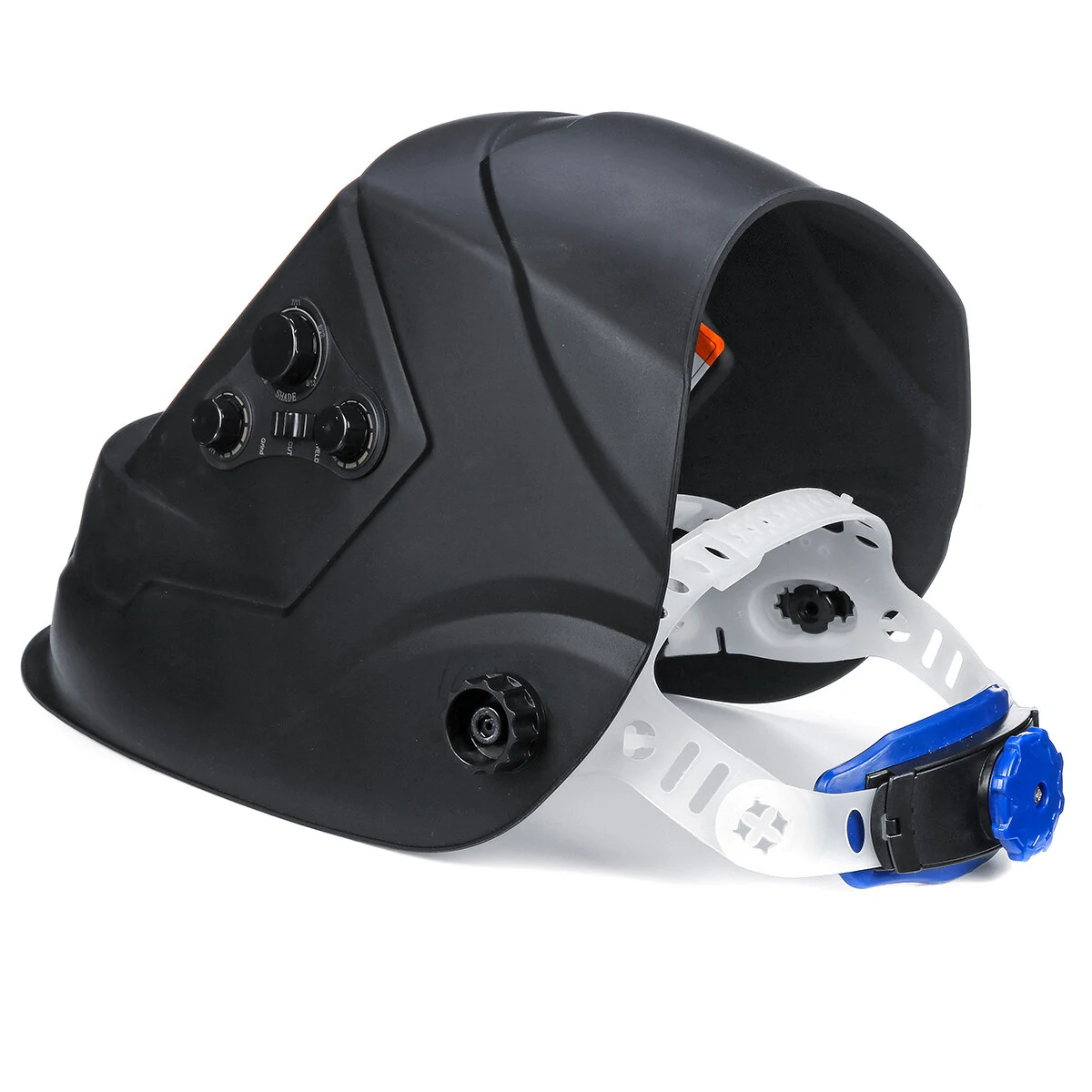 Solar Energy Automatic Dimming Welding Mask Auto Darkening Welding Helmet Big View Area 4 Sensors External Adjustment Arc Tig Mig DIN5-DIN13 — view 7
