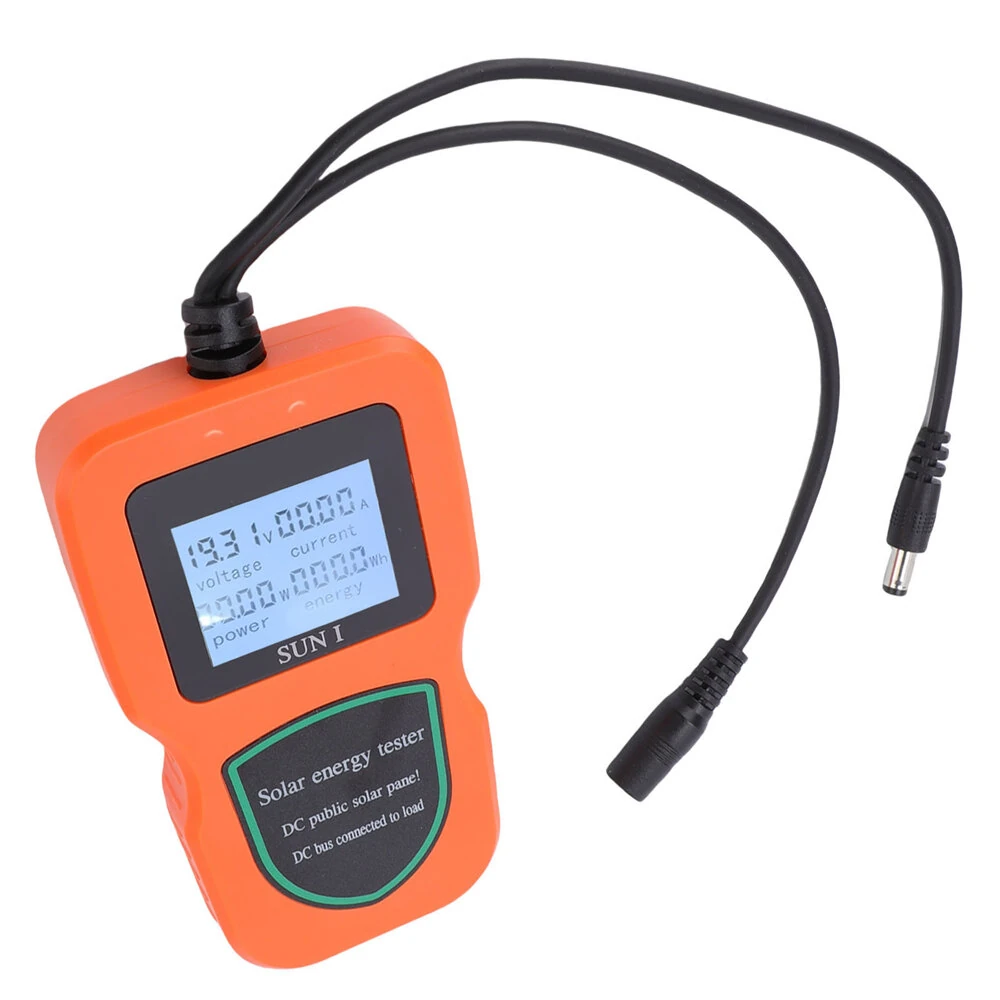 Solar Energy Tester 1000W/500W 5V-50V Portable LCD Backlight Solar Panel Analyzer Precise Power Voltage Measurement Multi-Connector Compatibility Compact Lightweight Design — view 4