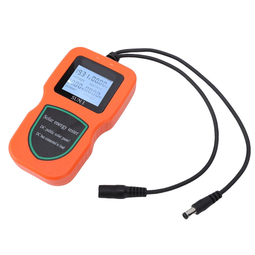 Solar Energy Tester 1000W/500W 5V-50V Portable LCD Backlight Solar Panel Analyzer Precise Power Voltage Measurement Multi-Connector Compatibility Compact Lightweight Design — view 5