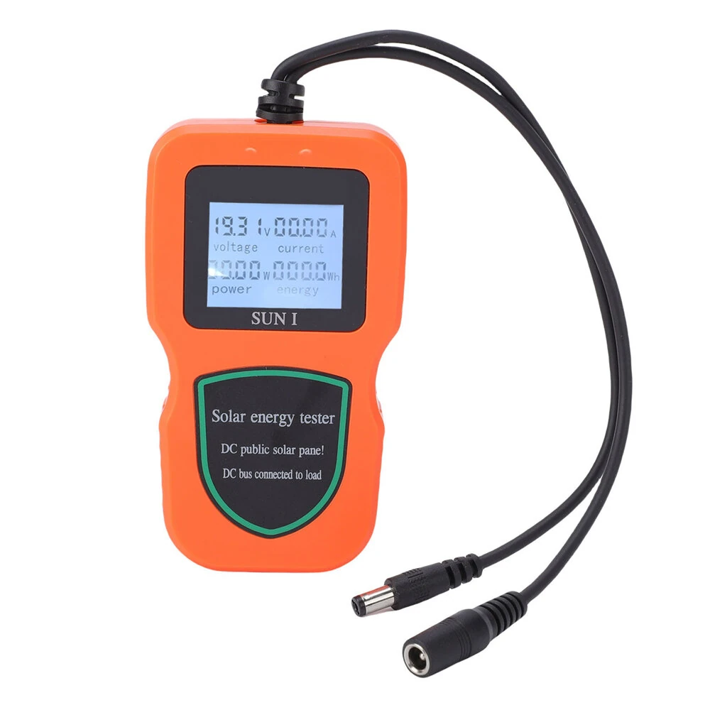 Solar Energy Tester 1000W/500W 5V-50V Portable LCD Backlight Solar Panel Analyzer Precise Power Voltage Measurement Multi-Connector Compatibility Compact Lightweight Design — view 6