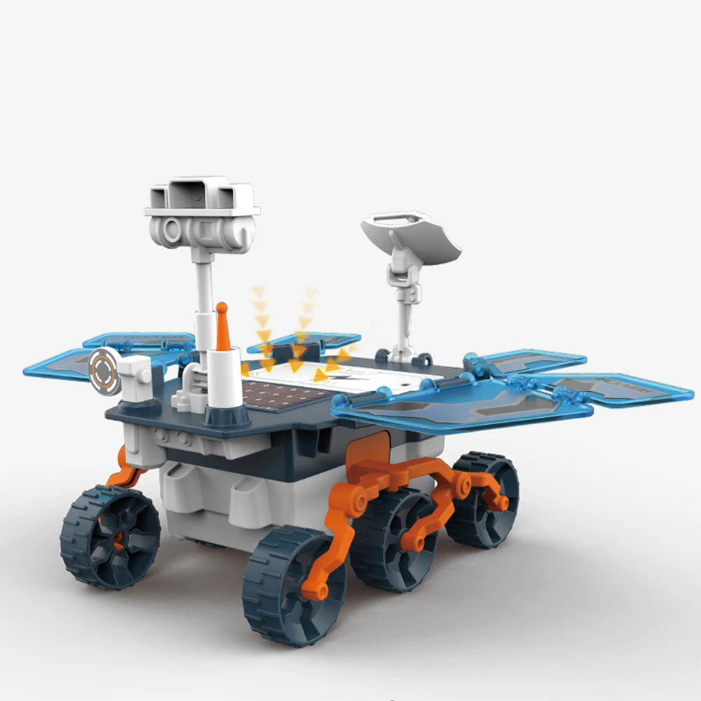 Solar Mars Rover Toys STEM DIY Toy for Kids Educational Electric Model with Solar Power Hands-on Learning and Fun Assembly — view 2