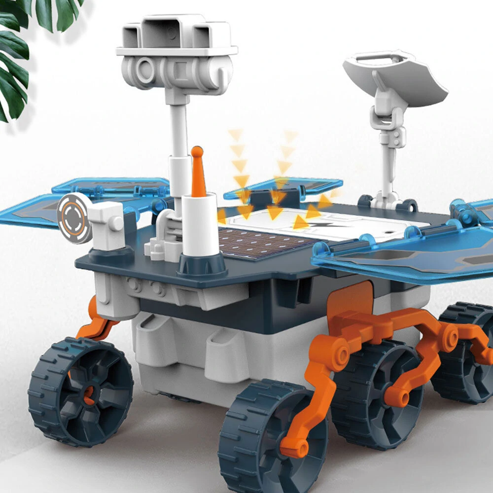 Solar Mars Rover Toys STEM DIY Toy for Kids Educational Electric Model with Solar Power Hands-on Learning and Fun Assembly — view 6
