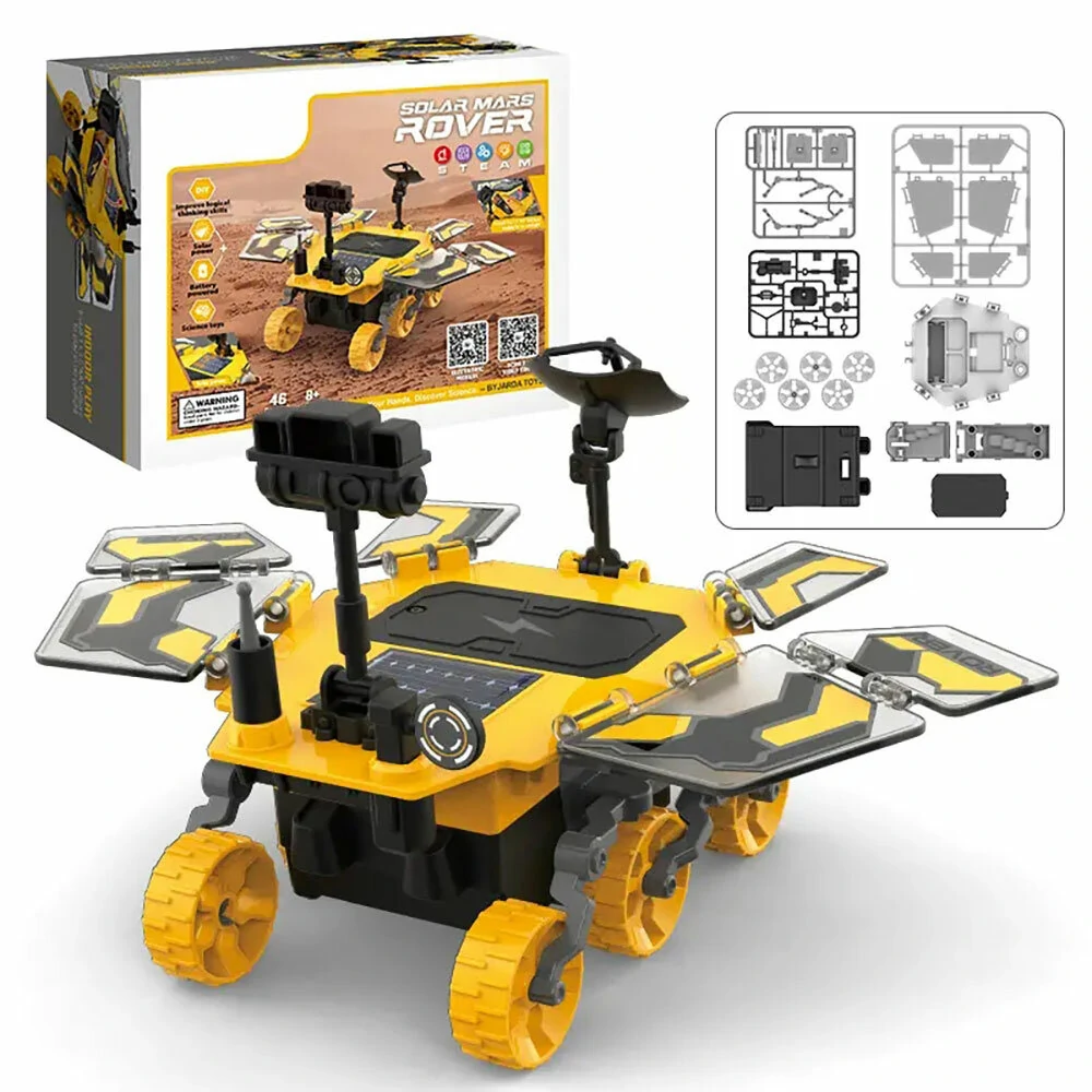 Solar Mars Rover Toys STEM DIY Toy for Kids Educational Electric Model with Solar Power Hands-on Learning and Fun Assembly — view 8