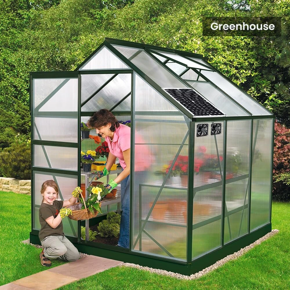 Solar Panel Fan Kit 12W Weatherproof IP65 16V DC Fan Ventilation for Chicken Coops Greenhouses Sheds Pet Houses — view 6