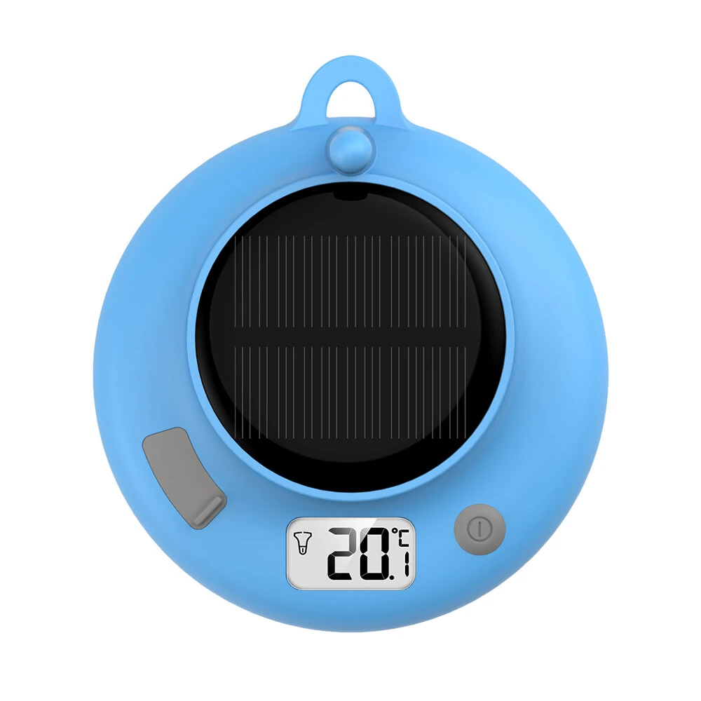 Solar Pool Thermometer 782 Floating IPX8 Waterproof Digital Water Gauge with Type-C Charging for Swimming Pools Hot Tubs Spas — view 2