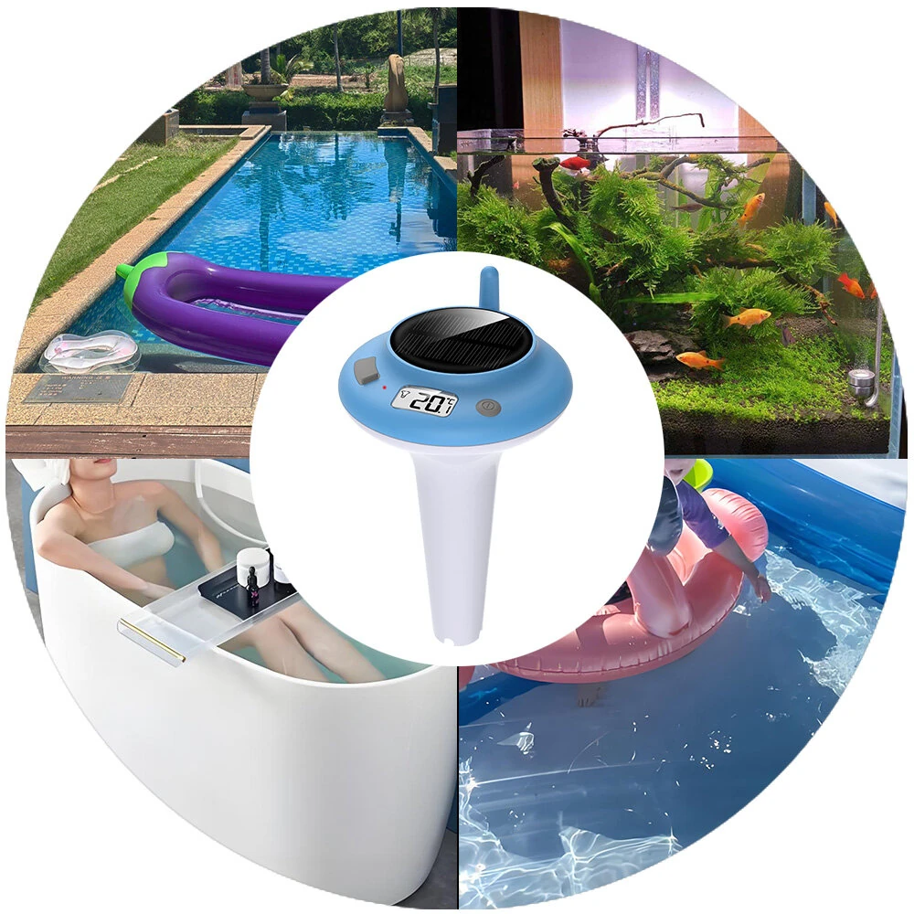 Solar Pool Thermometer 782 Floating IPX8 Waterproof Digital Water Gauge with Type-C Charging for Swimming Pools Hot Tubs Spas — view 3